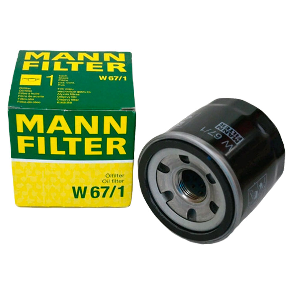 Масляный фильтр т32. Фильтр масляный Mann w67/1. Масляный фильтр Mann-Filter w 67/1. Фильтр масляный Ниссан w67/1. Nissan фильтр масляный Манн.